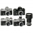 Icarex 35 CS PRO 相机以及3部其他型号的Icarex相机