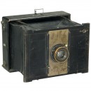 全球最大的记者用相机:Anschütz相机(模型1)18ⅹ24cm,   1907年