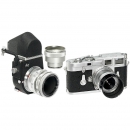 Leica M3 带Elmar 3.5/5 cm 和Visoflex III 带Elmar 3.5/65mm