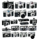 19台Pentacon 和VEB 相机  1949–1963年