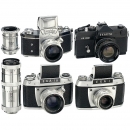 爱克山泰 4台 Exakta 及 Exa 相机