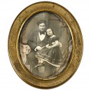 达盖尔式摄影图片 (1/6 底板), 约1850年
