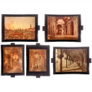 5 Original Photographic Views by Carlo Ponti, Venice   1862年