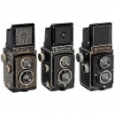 3台Rolleicord 照相机