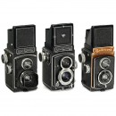 3台禄莱可得相机 3 x Rolleicord, 1937–57年