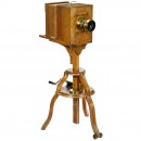 可滑动机身工作室相机, Alphonse Ninet制造, 约1855年