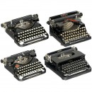 4台便携式打字机