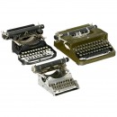 3台便携式打字机