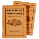 2本销售目录Max Kohl A.G.      1925年