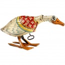 美国锡制玩具啄食的鸭子   1940年