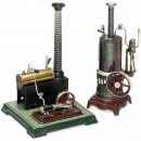 2台玩具蒸汽机Bing           1930年前后