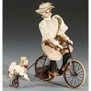法国自动音乐机 Lady Cyclist      1900年前后