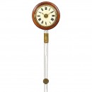 挂式钟表带闹钟, 约1850年