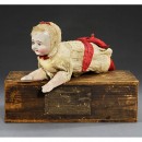 自动玩偶 爬着的宝宝, 出自 Ives, 约1900年