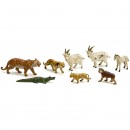 8个动物小雕像