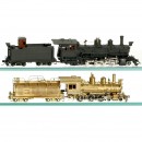 2辆蒸汽机车 United Scale Models (轨距：H0 n³)