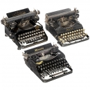 3台手提式打字机