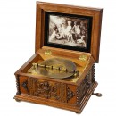 豪华盘片音乐盒Symphonion Rokoko,约1900年
