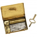 能演奏2首乐曲的小型滚筒音乐盒, 约1850年