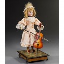 德国机械拖拉玩具大提琴手,约1900年
