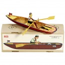 机械划船运动员玩具, Paya制造, 1988年