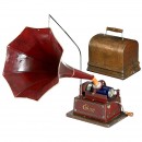 滚筒留声机’Edison Gem’(红色)