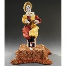 Lambert制造的自动音乐玩偶‘弹曼陀林琴的小丑’ 约1900年