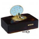 龟壳外壳的鸣禽盒‘Rochat’制造 约1835-1840年