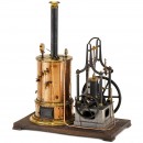 Maudslay’s 台式蒸汽机带锅炉 19世纪中期