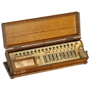 计算器Arithmomètre Payen, 约1880年