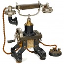 漂亮的原装骨架电话机, L. M. Ericsson制造, 约1910年