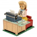 电池供电的玩具打字机Busy Secretary, 约1960年