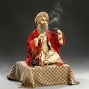 自动玩偶音乐机“阿拉伯抽水烟筒的人“, Leopold Lambert制造, 20世纪20年代