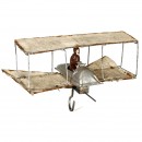 早期的双翼飞机铅皮玩具, 约1910年