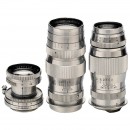 3 Canon Screw-Mount Lenses