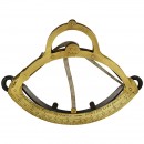 Heavy English Iron and Brass Scale, c. 1900