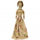 George III Wooden Doll, c. 1810