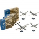 4 Wiking Toy Model Aeroplanes, c. 1960