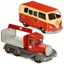 2 Lithographed Tin Toys by Göso, c. 1950