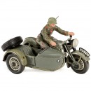 Military-Motorcycle with Sidecar by Tippco, c. 1938