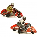 2 Huki Racing Motorcycles, c. 1955