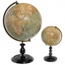 Large Terrestrial Globe by Heymann, c. 1910