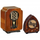 2 Philips Valve Radios, c. 1932