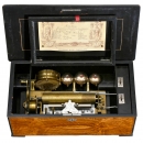 Tambour Timbres en Vue Musical Box by Langdorff & Fils, c. 188