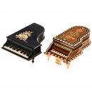2 Piano-Form Musical Boxes by Reuge Music