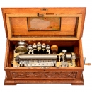 Coin-Activated Orchestral Musical Box with Ragtime Repertoire by