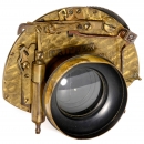 Rectilinear-Type Lens in Prosch Triplex Shutter, c. 1886