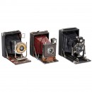 3 Folding-Bed Plate Cameras