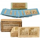 2 French-Tissue Stereo Card Sets