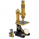 Brass Microscope by Carl Zeiss, c. 1890